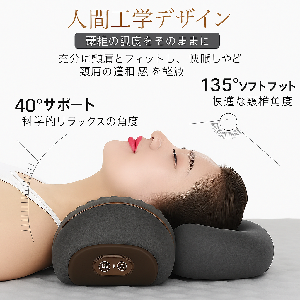 【国際ランキング第1位獲得★】KubiZen – 首と姿勢を整える3in1まくら